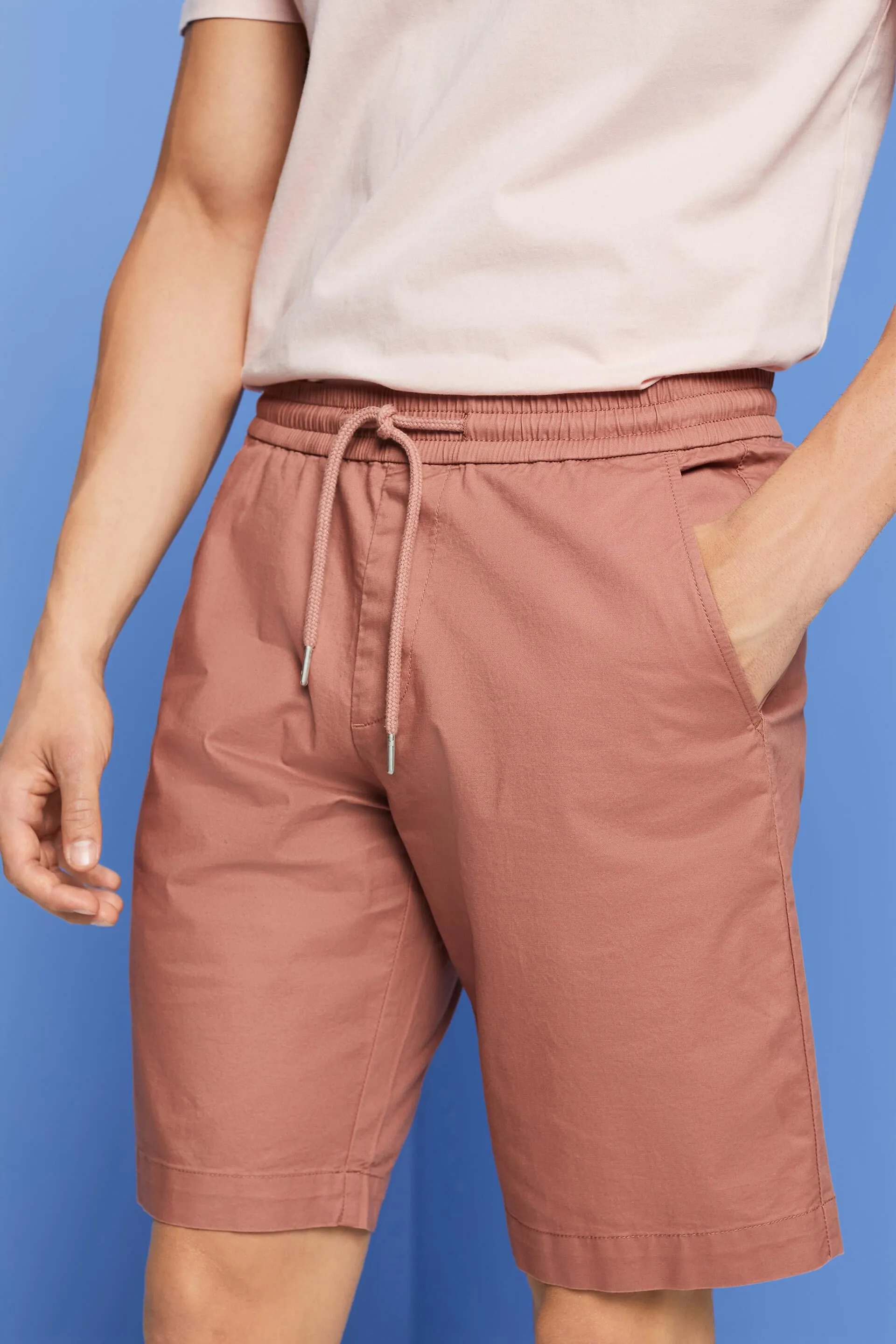 Shorts in twill di cotone