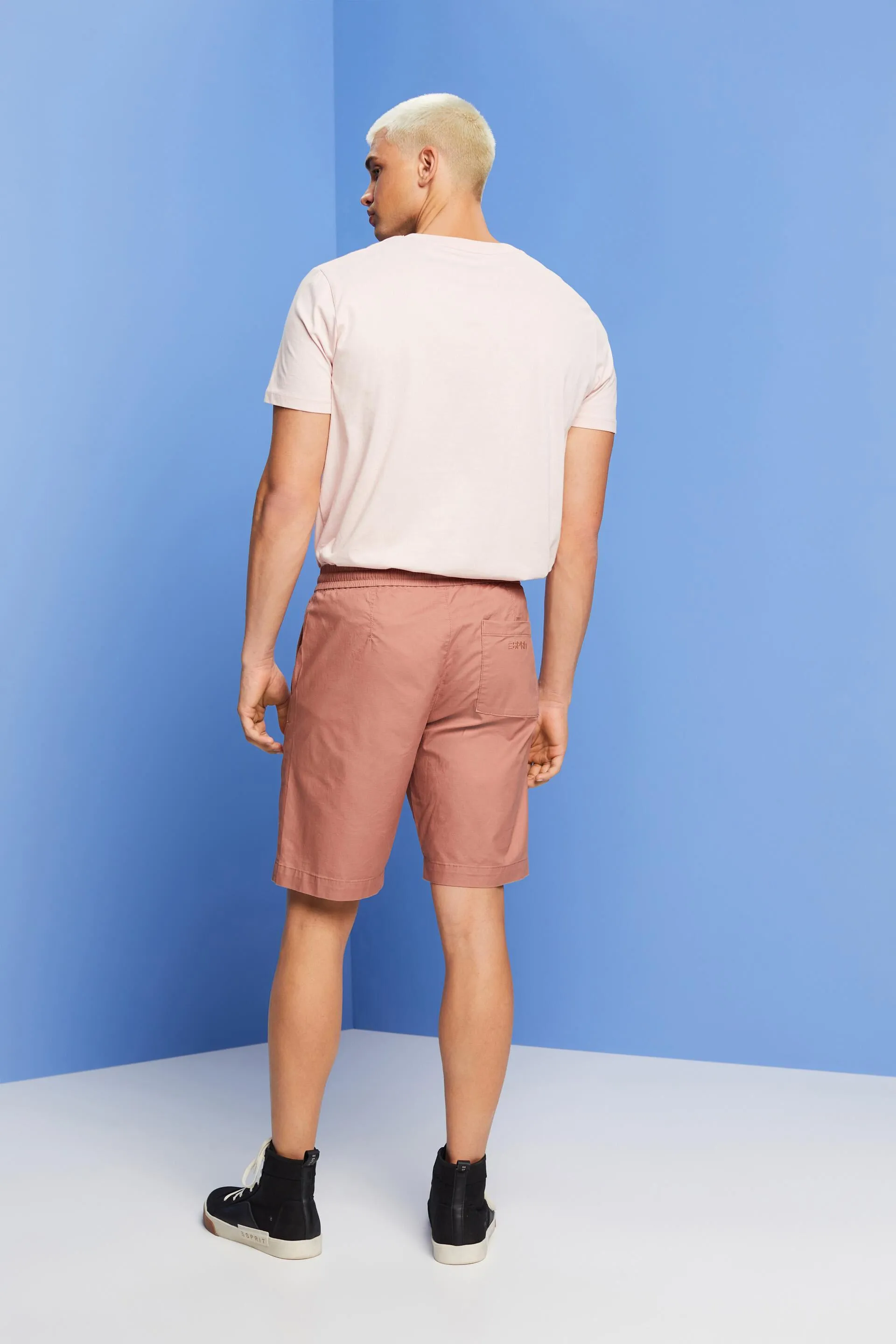 Shorts in twill di cotone