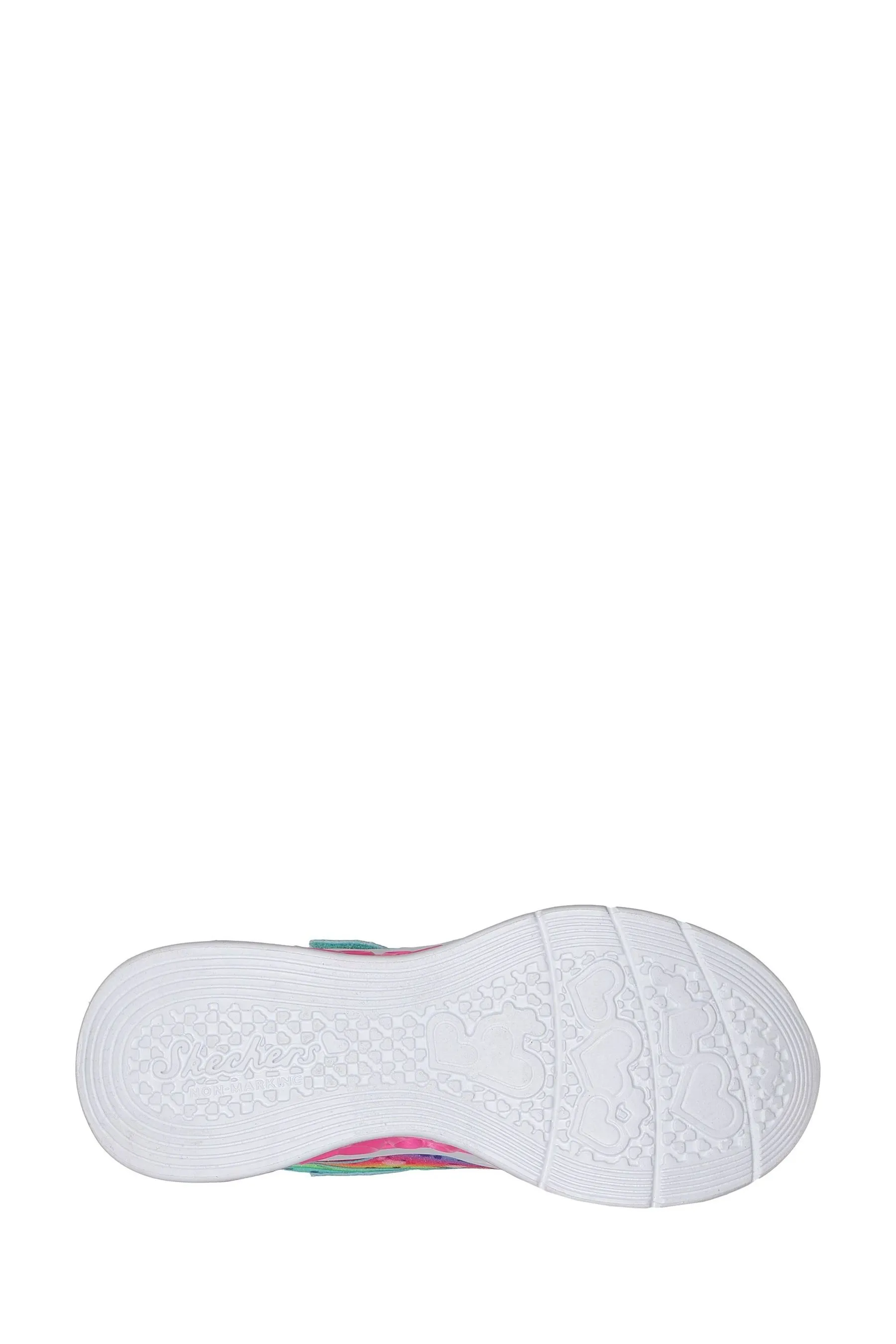 Skechers - Groovy - Scarpe a vortici con luci a cuore fluo