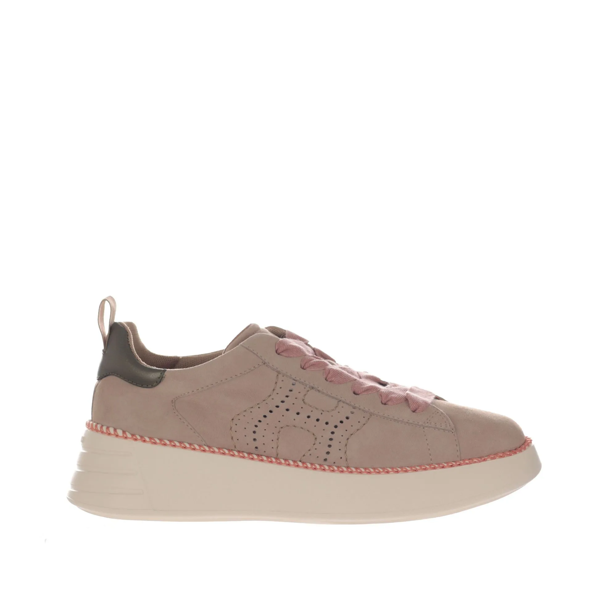 Sneaker rebel in camoscio