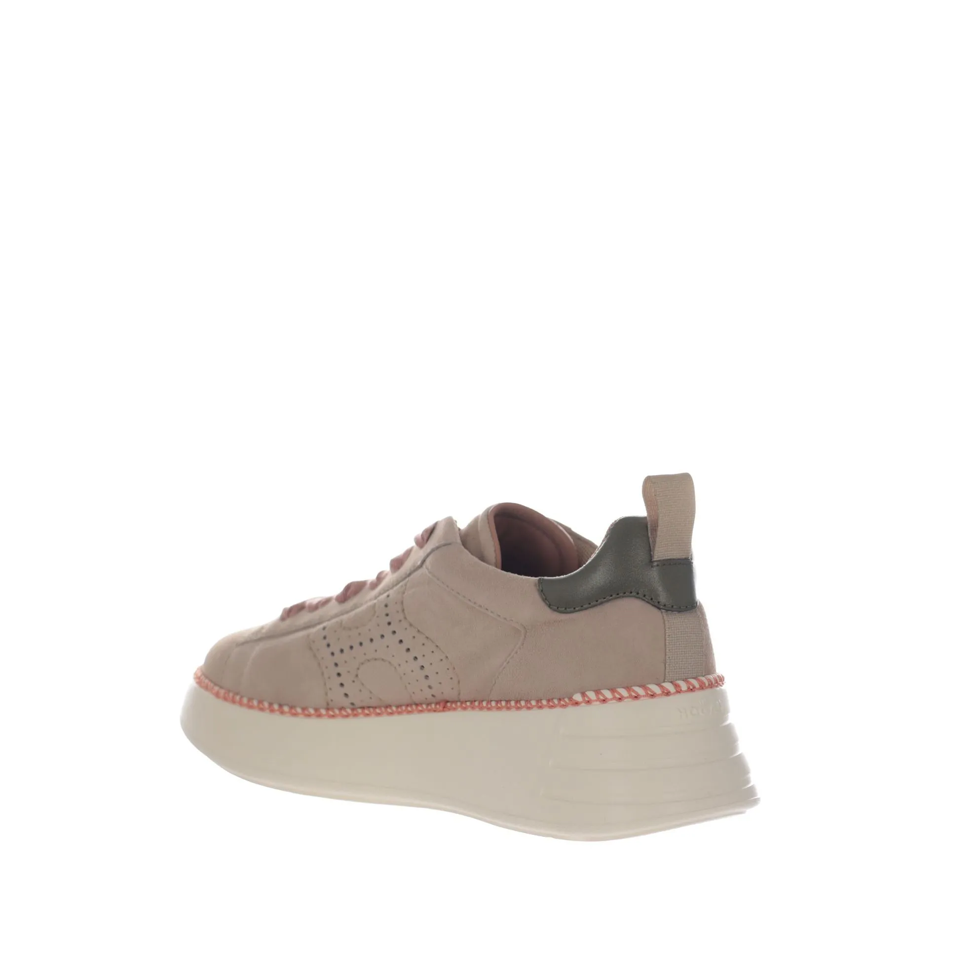 Sneaker rebel in camoscio