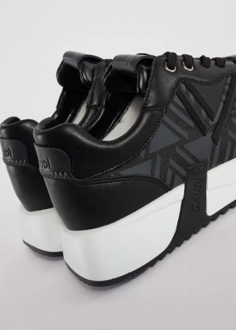 Sneaker running con stampa