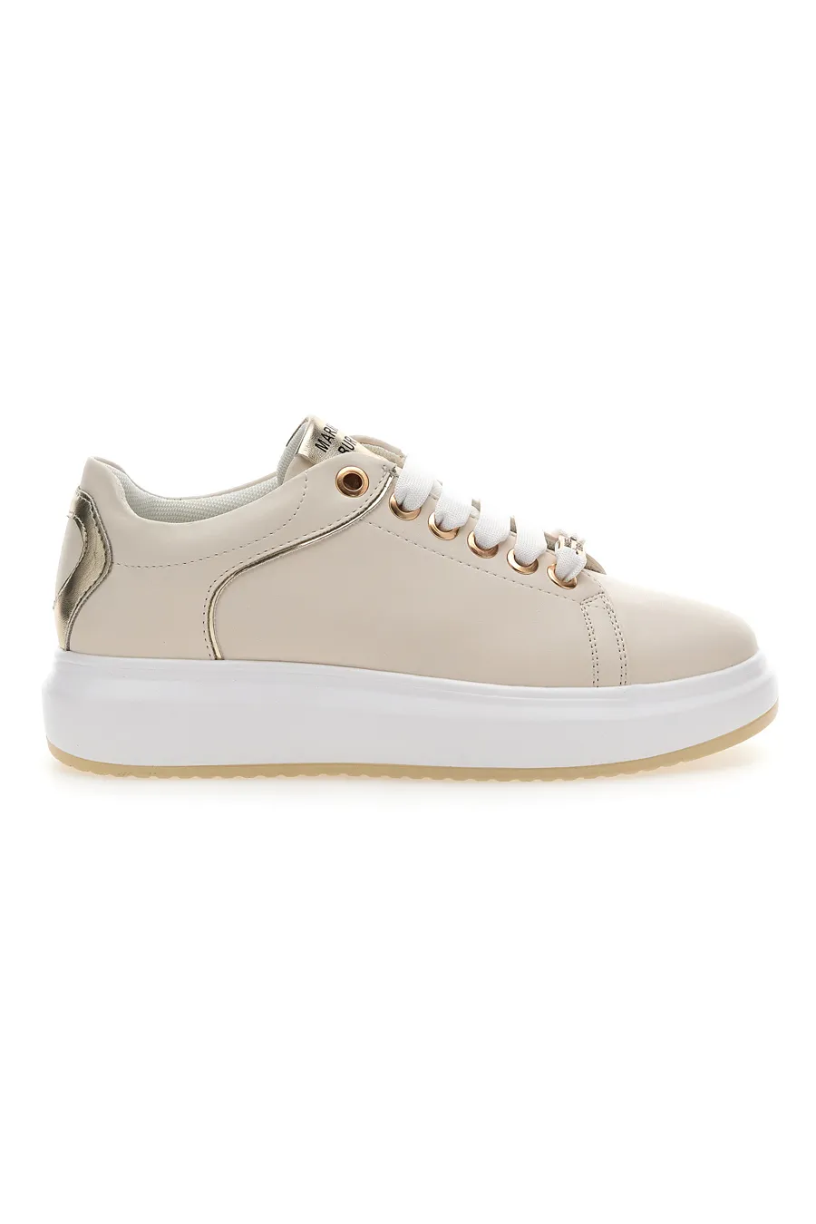 Sneakers Beige con Lacci Mariella Burani 50280