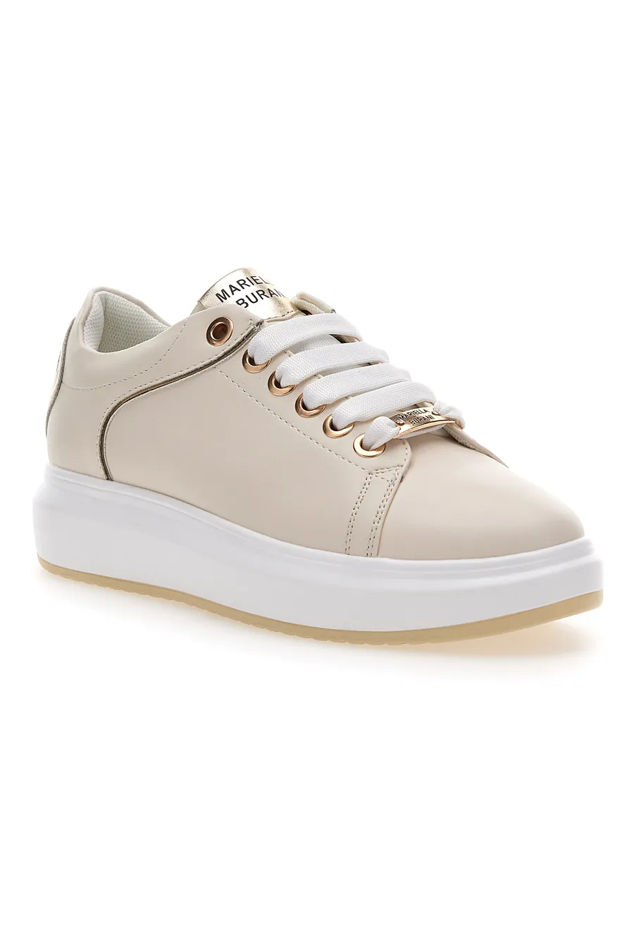 Sneakers Beige con Lacci Mariella Burani 50280
