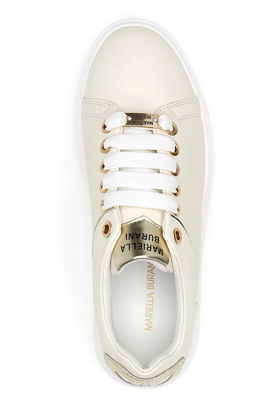Sneakers Beige con Lacci Mariella Burani 50280