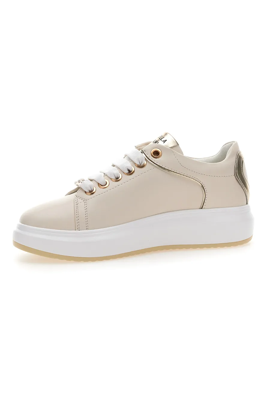 Sneakers Beige con Lacci Mariella Burani 50280