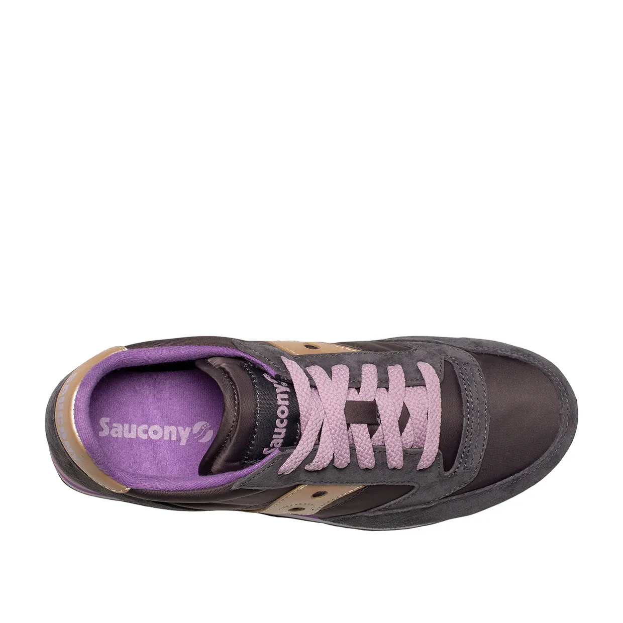 Sneakers Donna Saucony Jazz Triple Grigio / Oro / Rosa