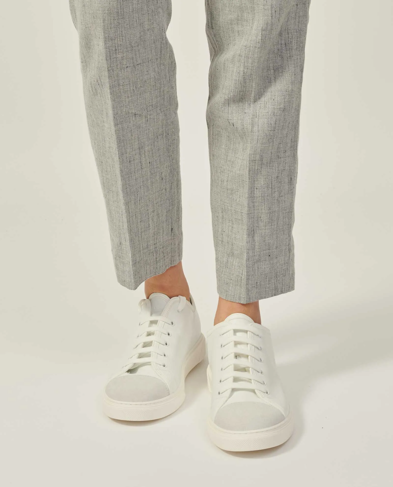 Sneakers uomo Gazzarrini bianche in pelle
