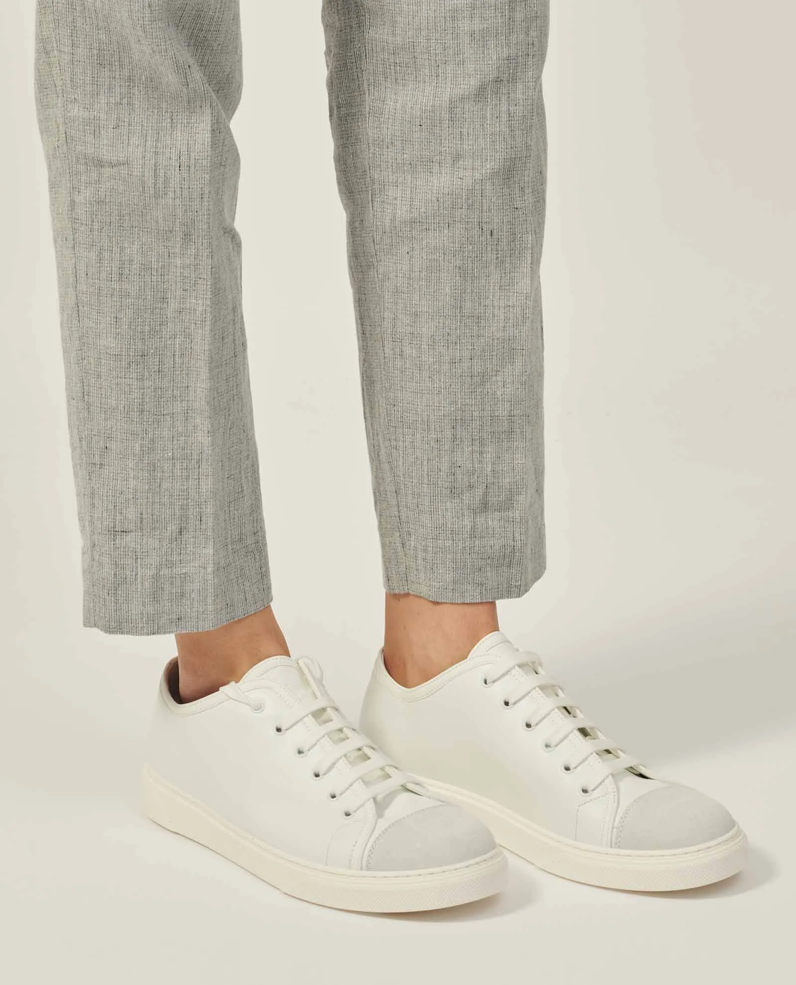 Sneakers uomo Gazzarrini bianche in pelle