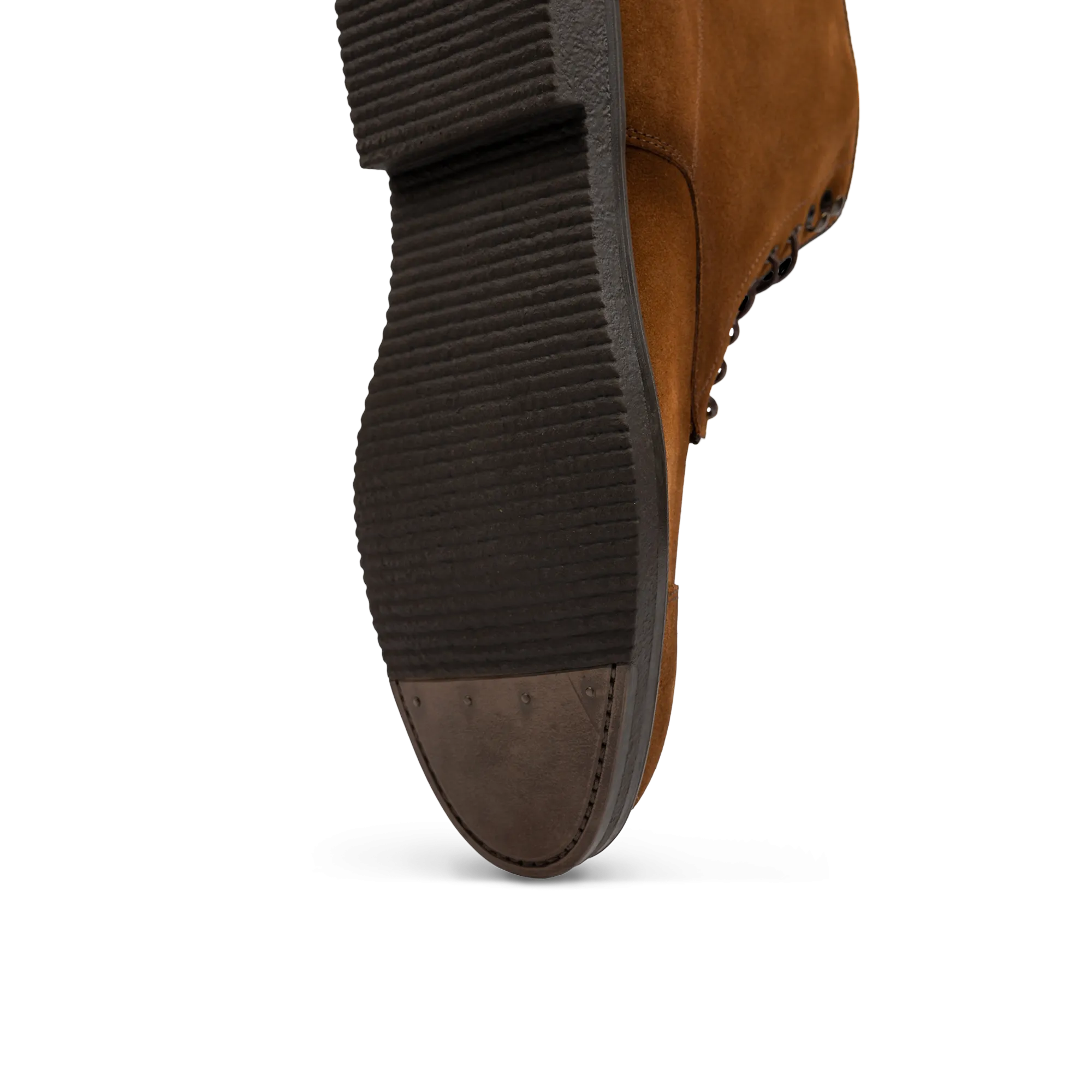 Stivali in camoscio marrone