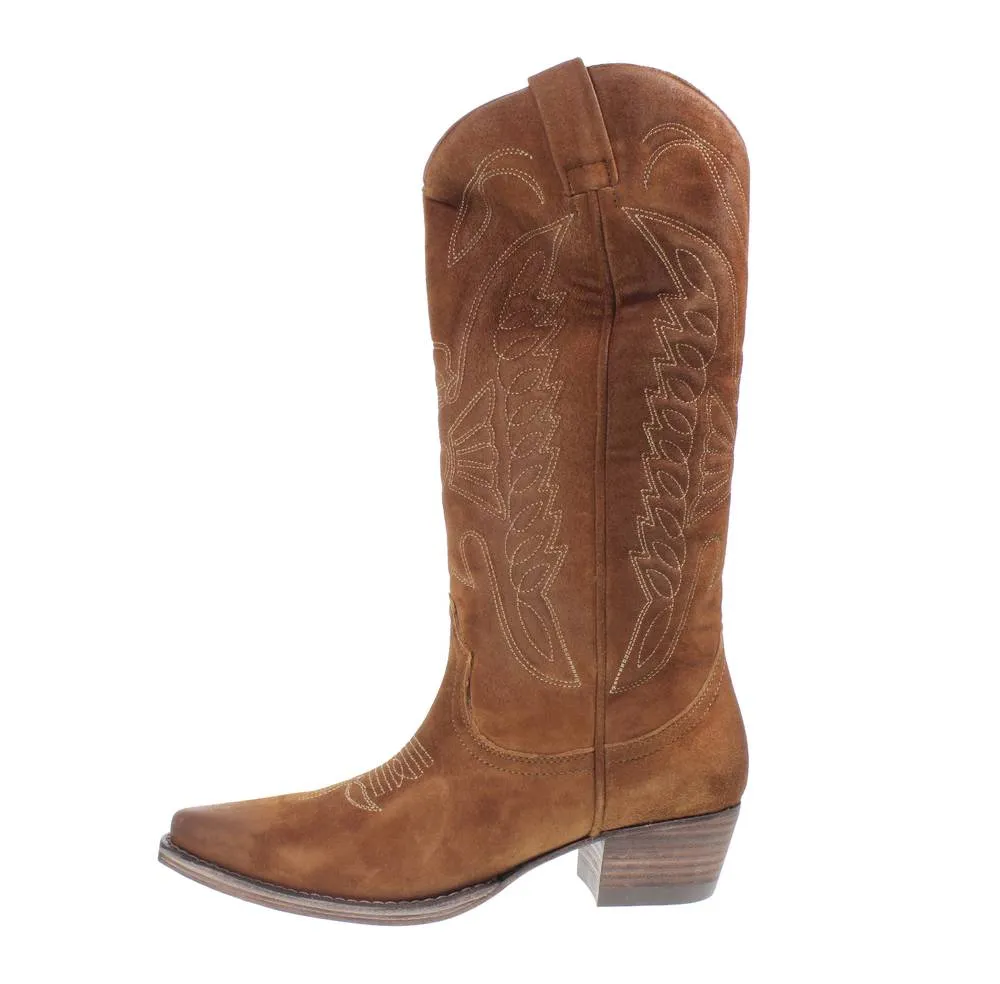 Stivali Texani in Suede