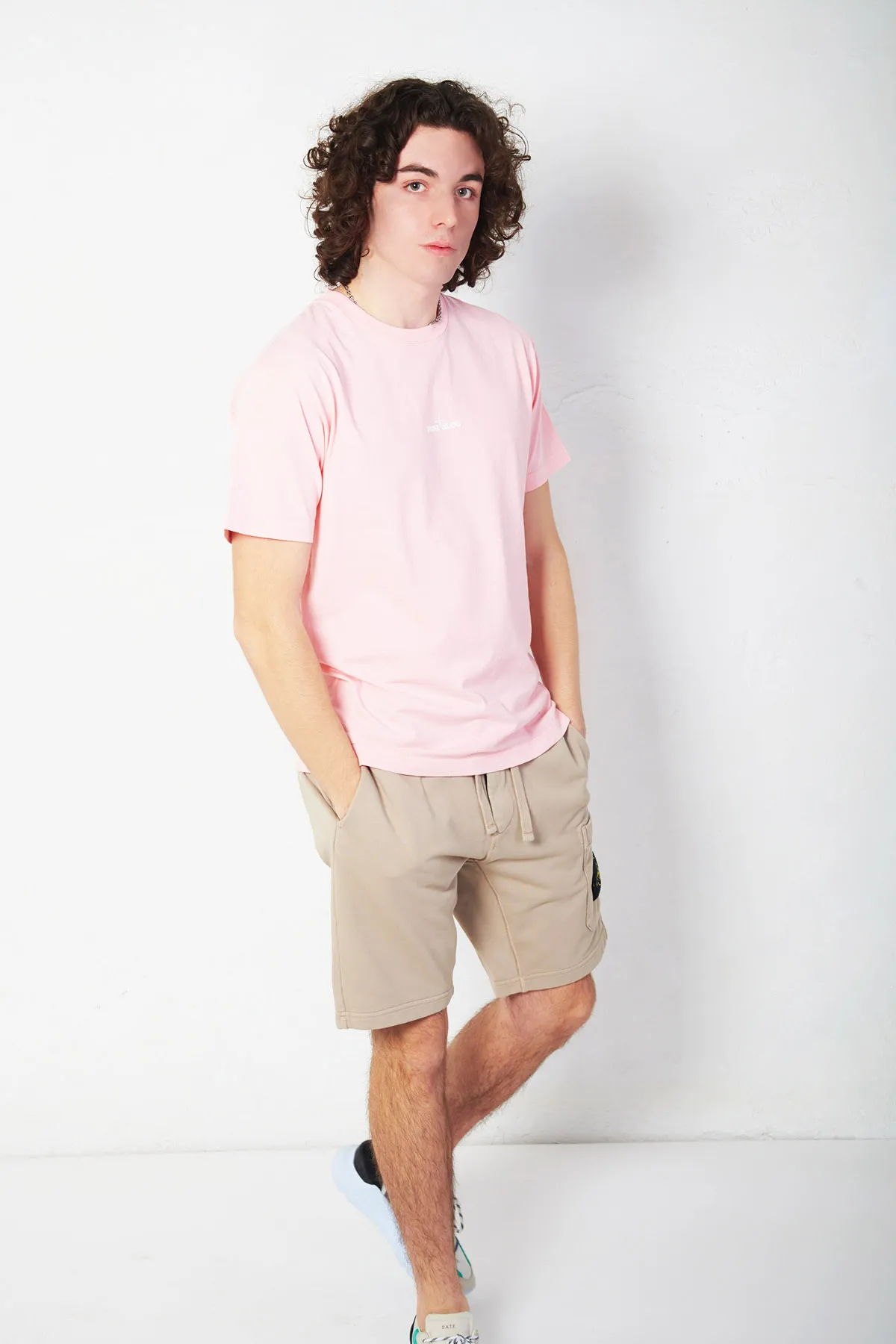 STONE ISLAND T- shirt manica corta in jersey di cotone