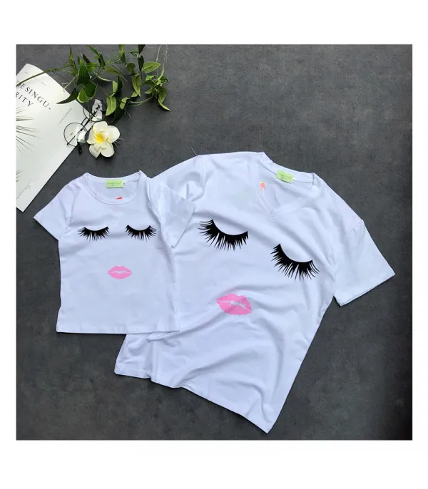T-shirt baby eyelash
