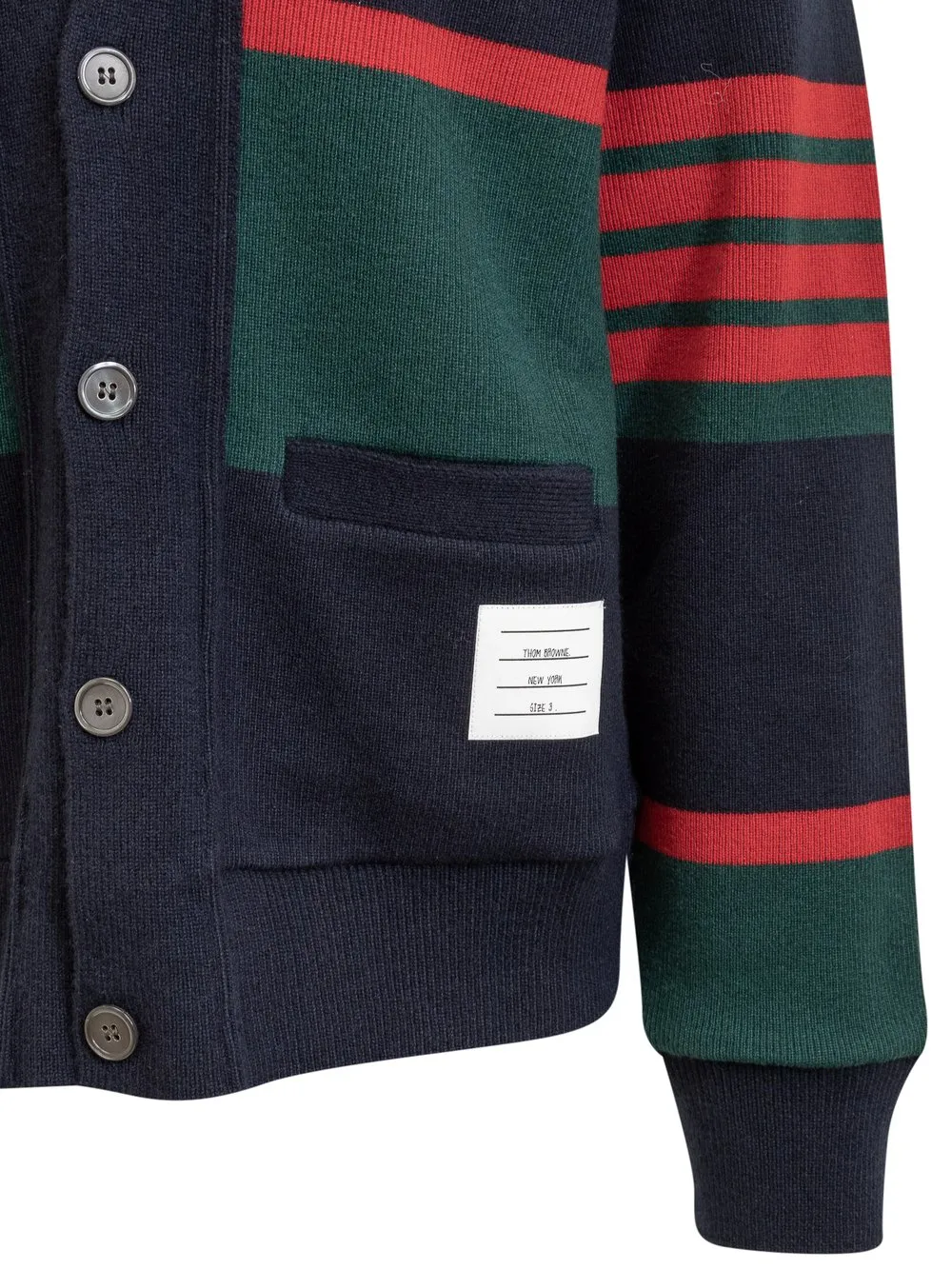 THOM BROWNE Cardigan a Righe 