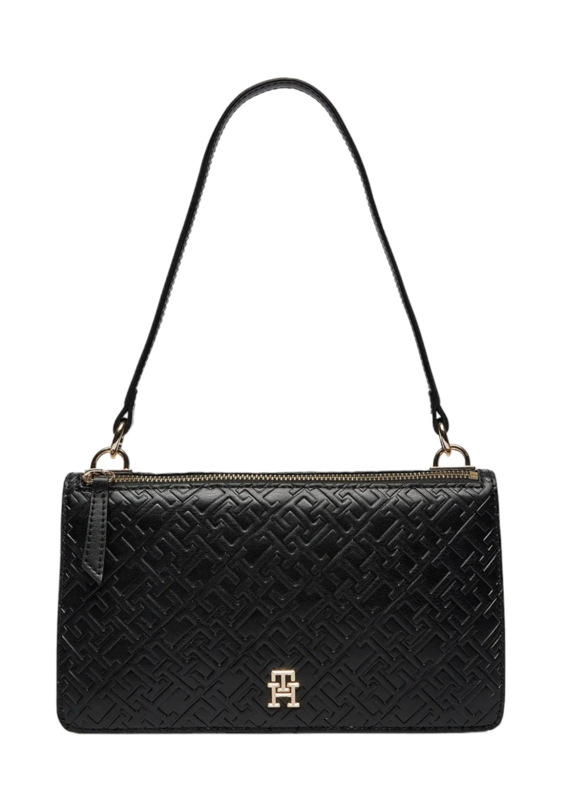TOMMY HILFIGER Refined Shoulder Borsa Donna Black AW0AW15975