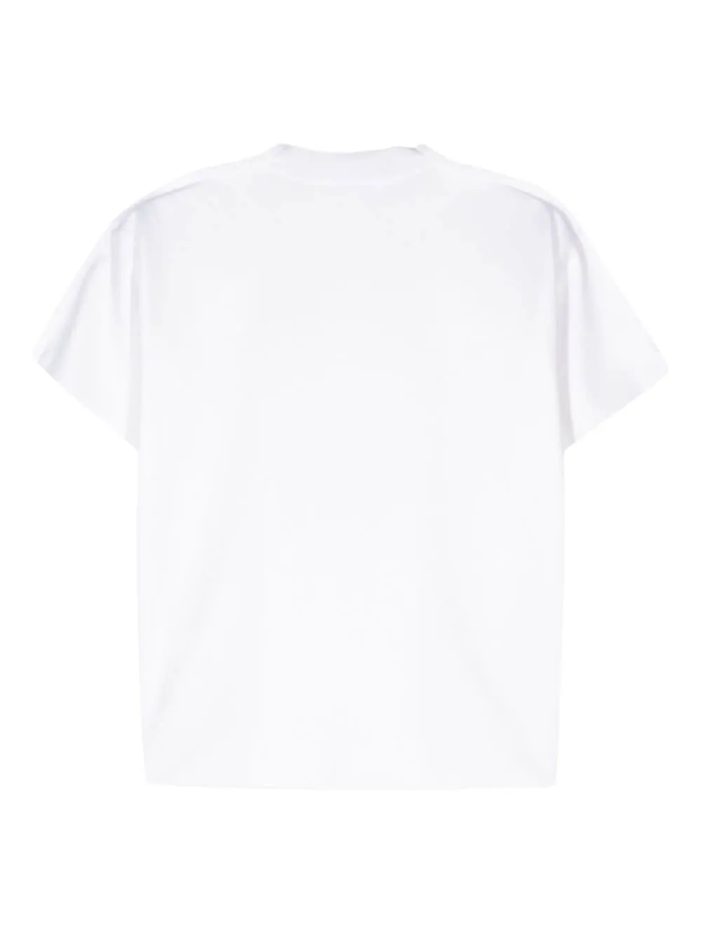 Top in maglia traforata in bianco - donna