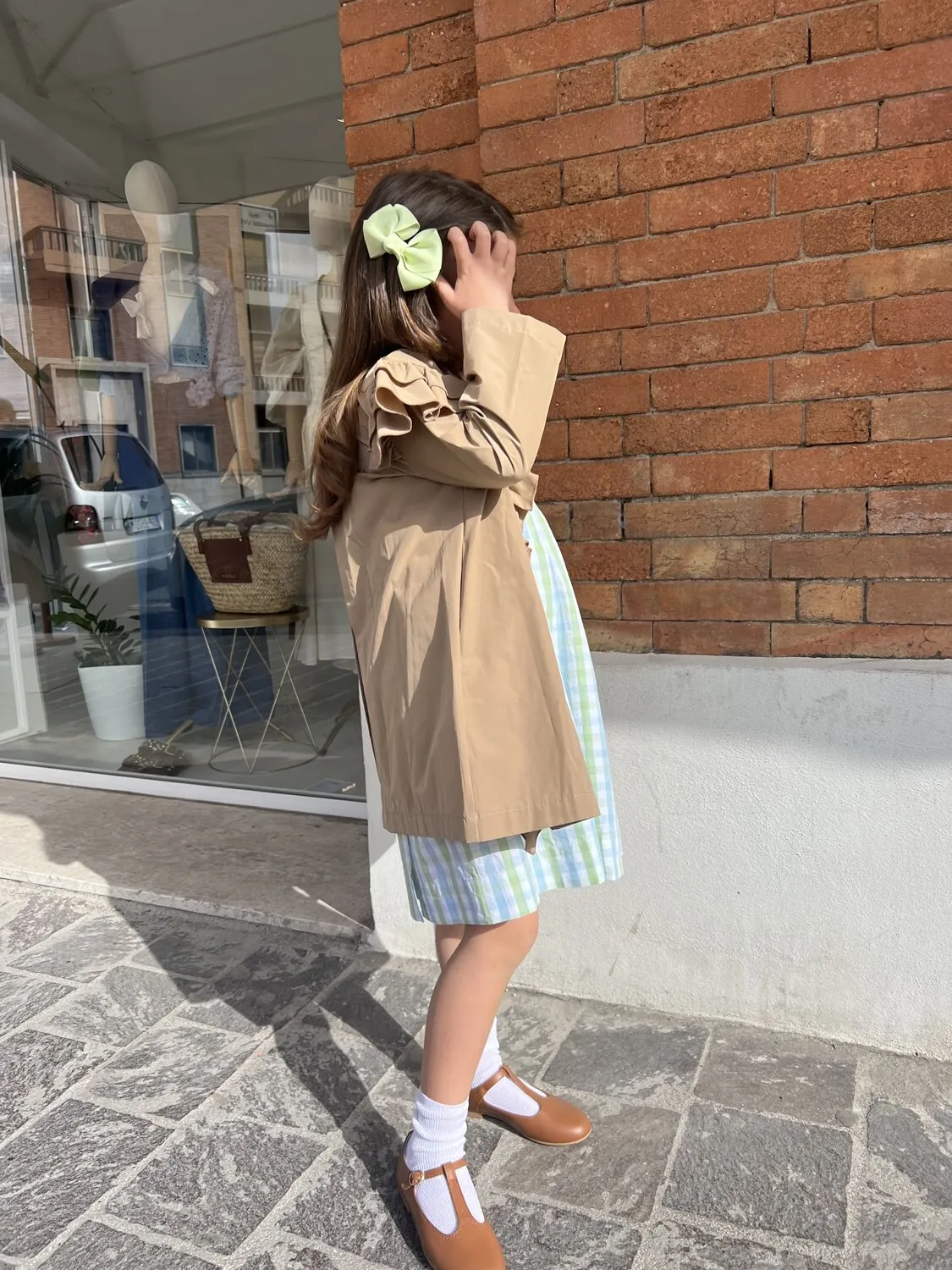 Trench con volant – Giroquadro