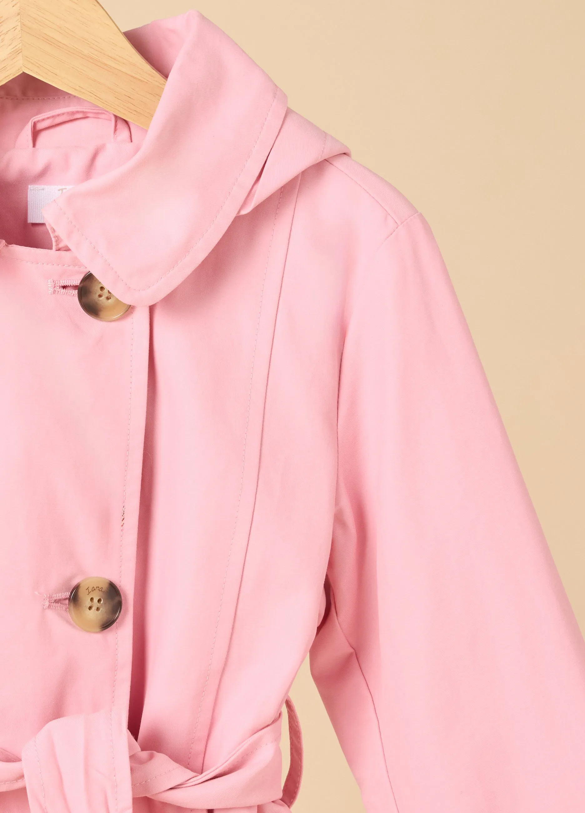 Trench IANA in misto cotone bambina