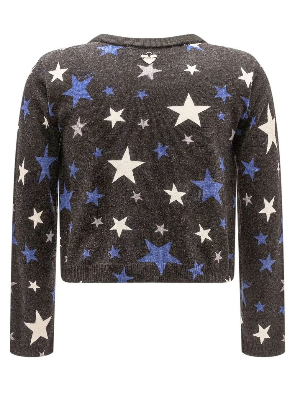 TWIN-SET Cardigan con Stampa Stelle 