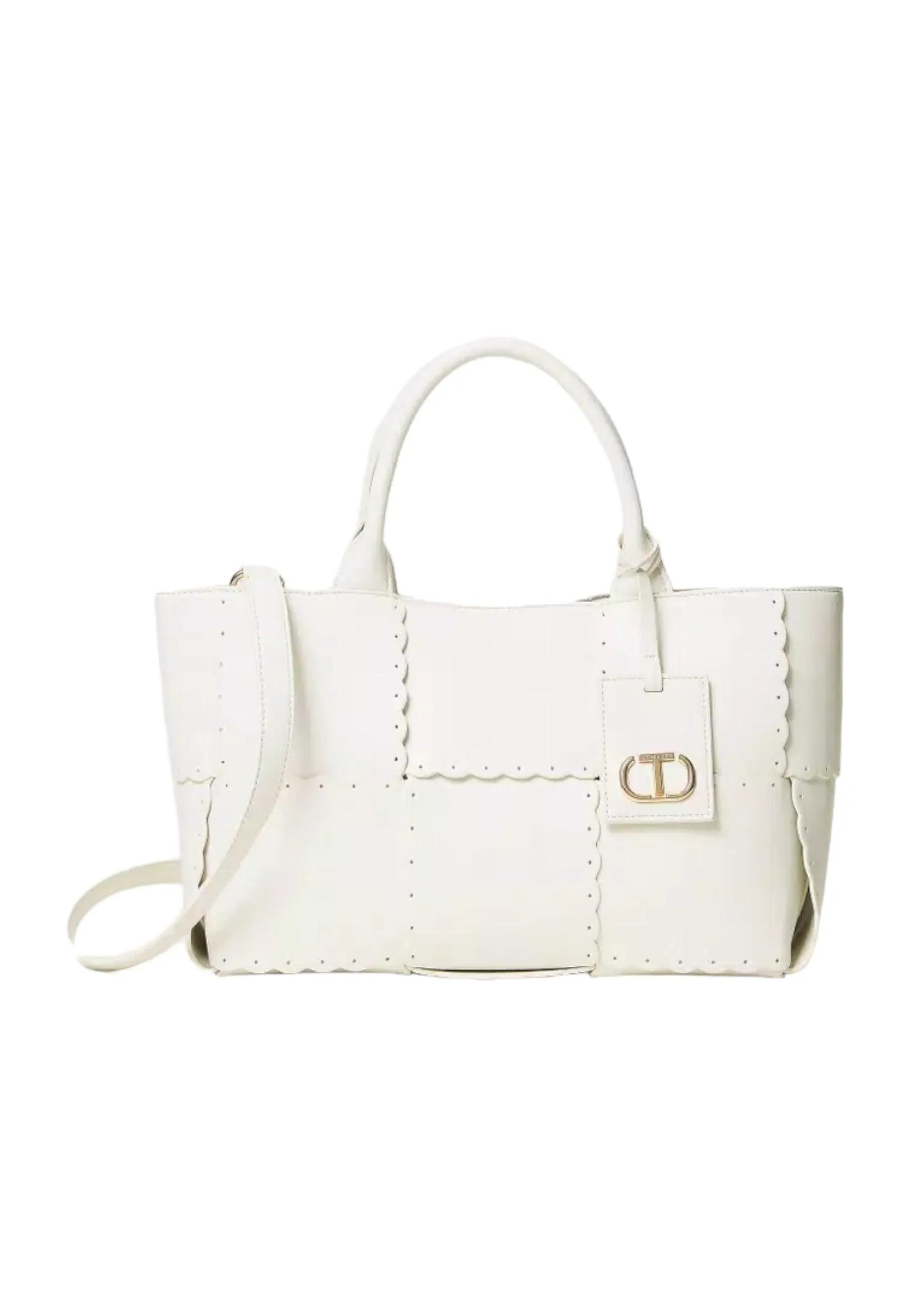 TWINSET Borsa Shopper Bianco Avorio 231TD8251