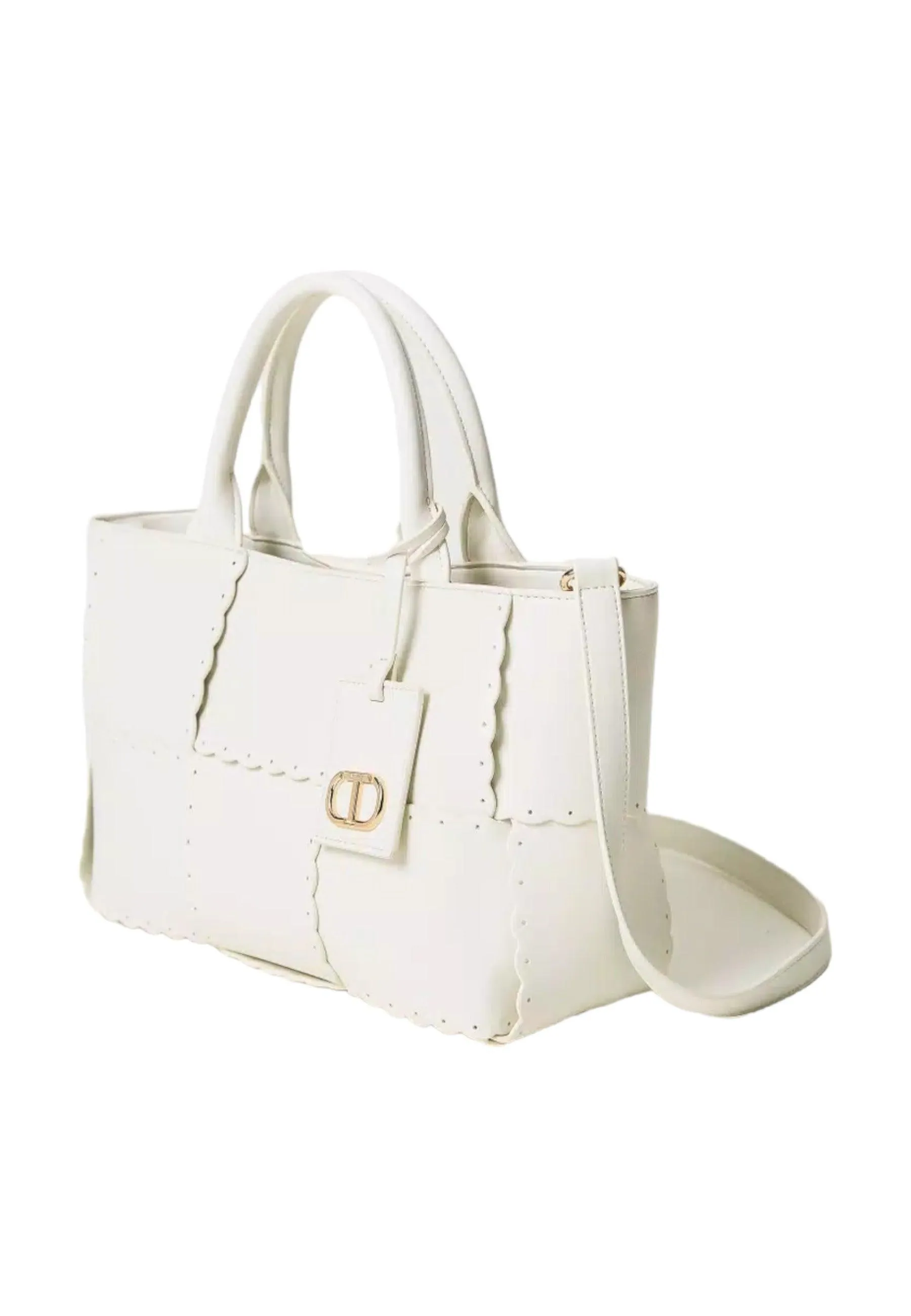 TWINSET Borsa Shopper Bianco Avorio 231TD8251
