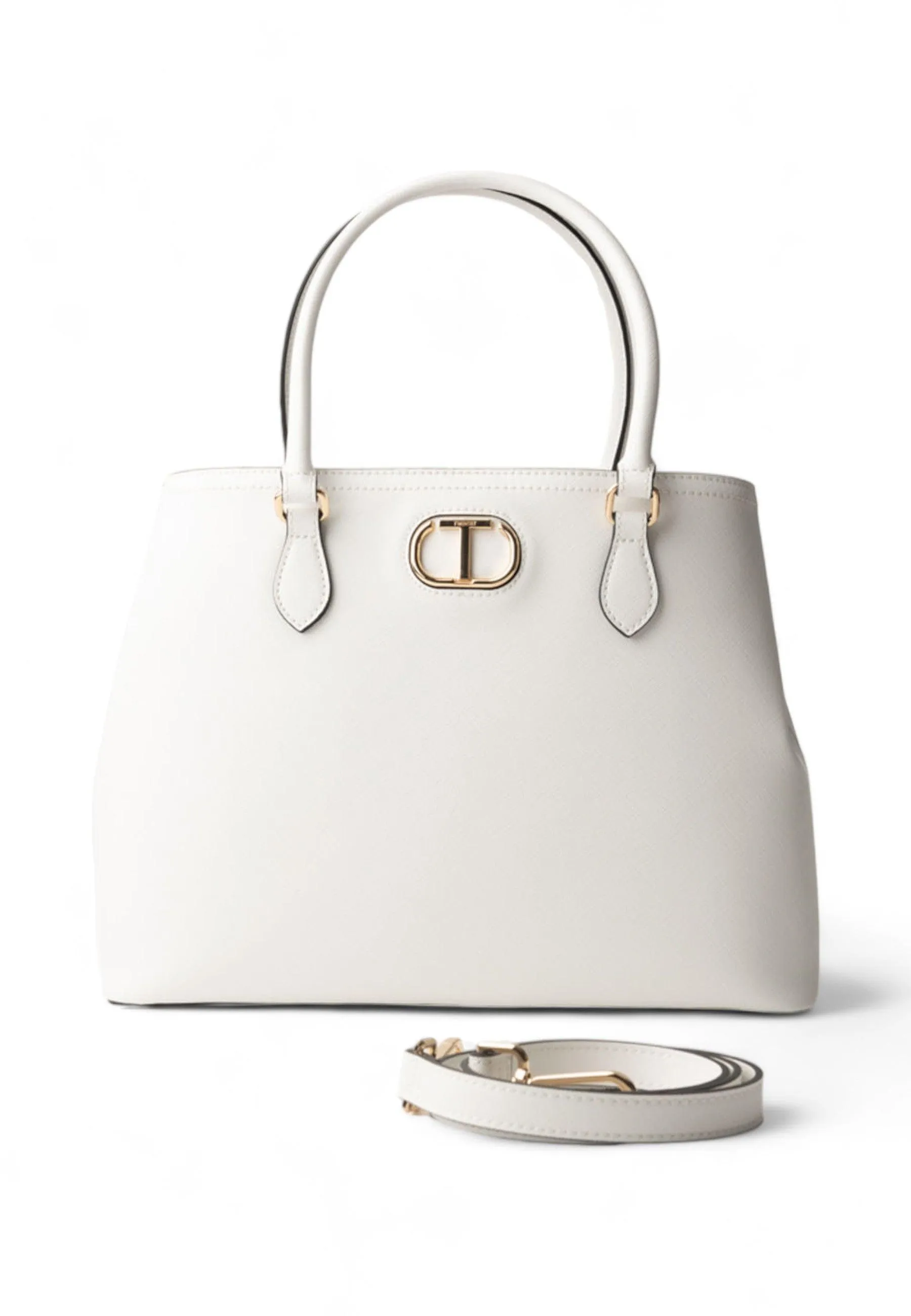 TWINSET Borsa Tote Donna Neve Bianco 241TB7120