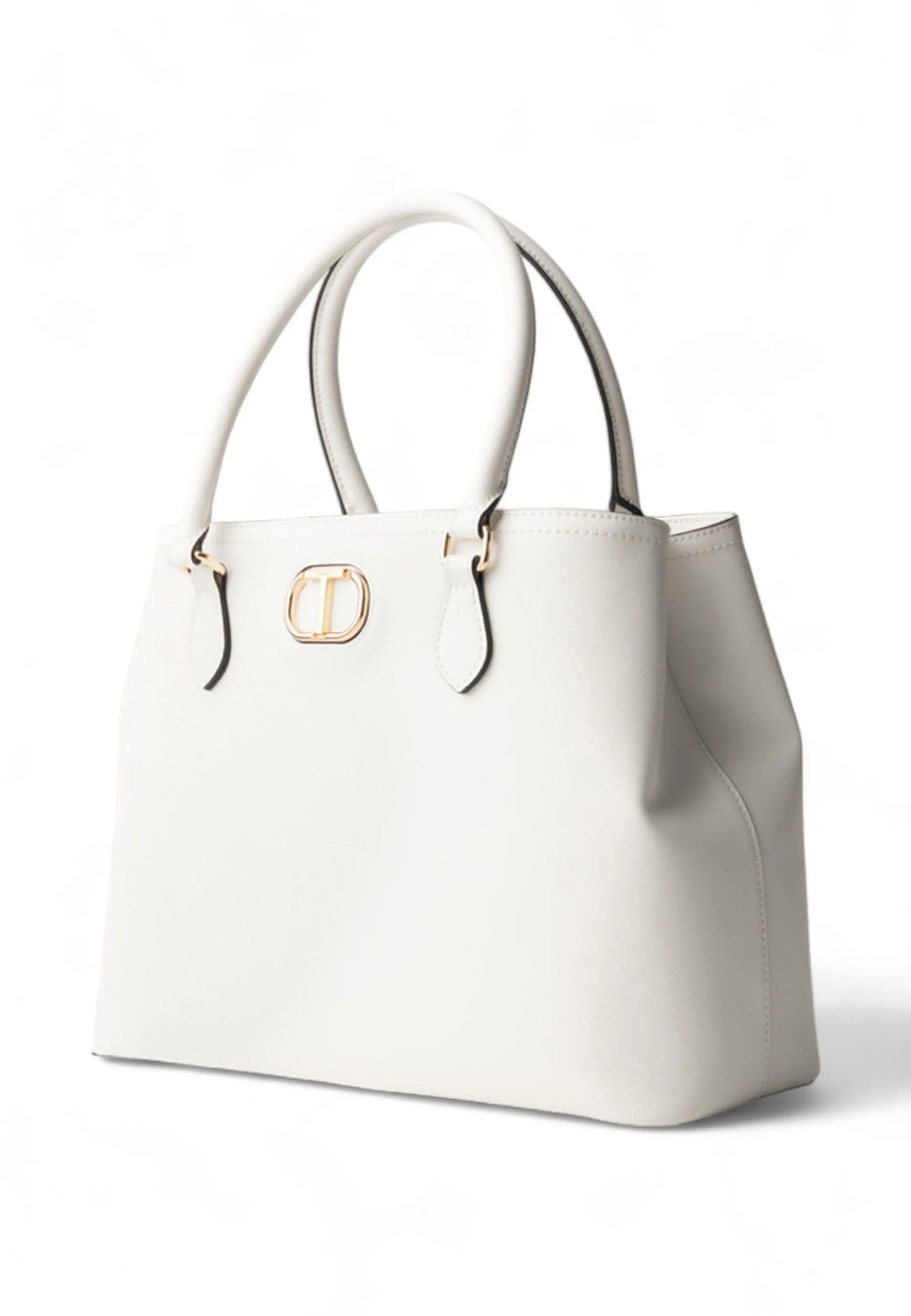 TWINSET Borsa Tote Donna Neve Bianco 241TB7120
