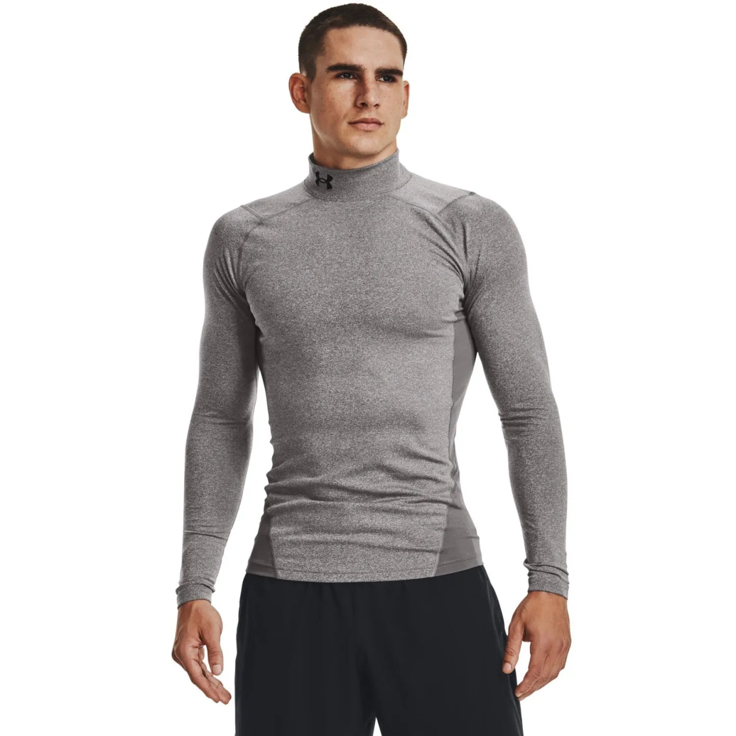 UNDER ARMOUR MAGLIA A MANICHE LUNGHE COMPRESSION MOCK LIGHT HEATER