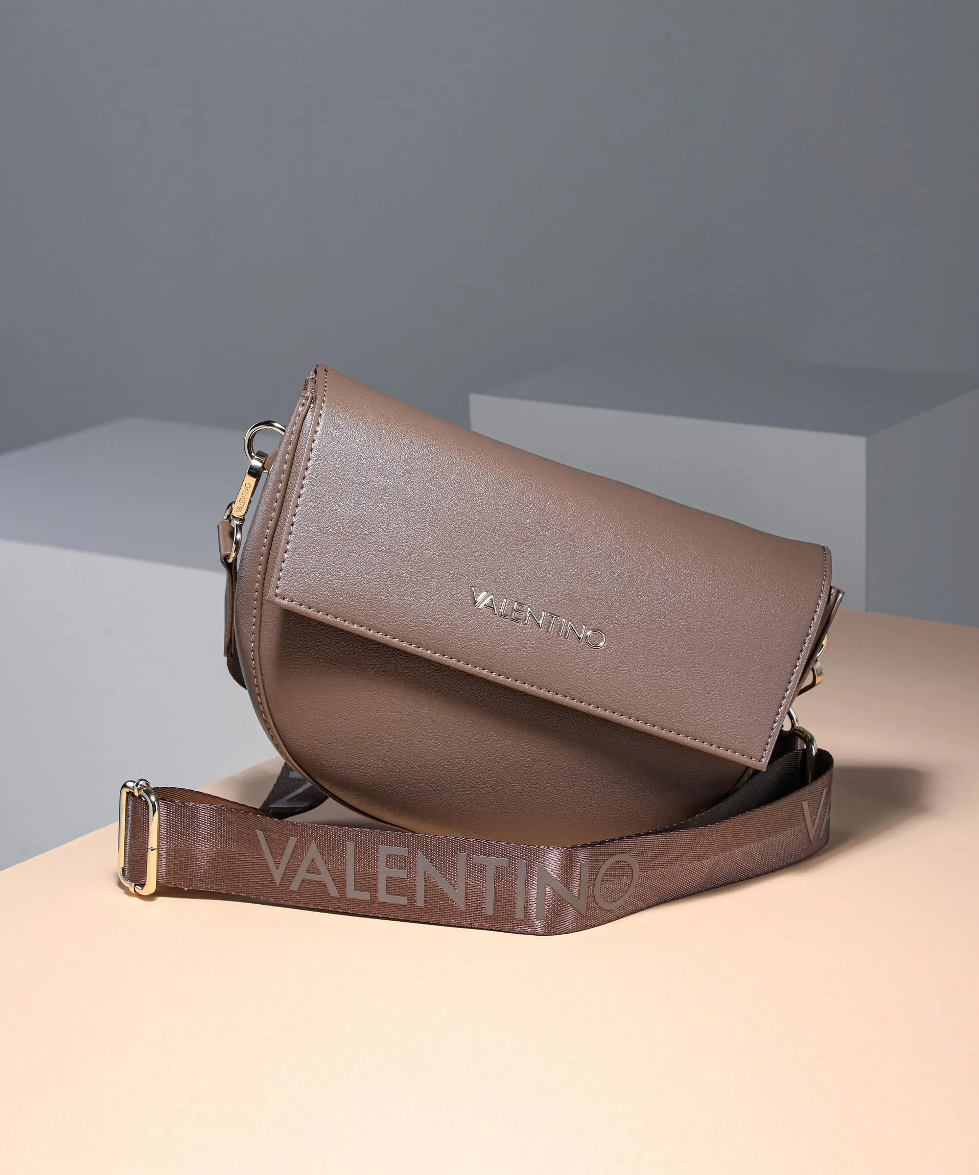  Valentino Bags Bigs Borsa a tracolla pelle sintetica taupe  