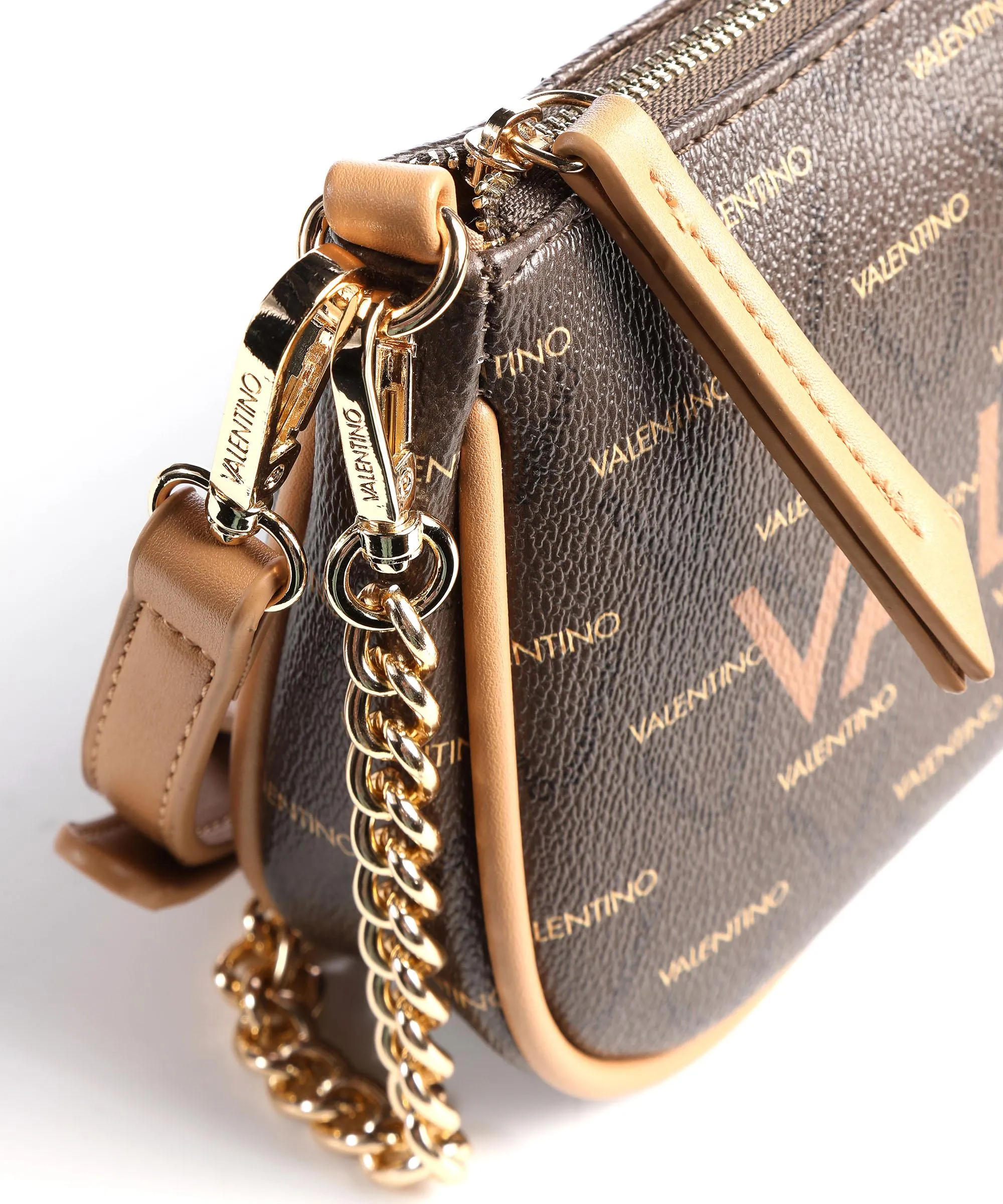 Valentino Bags Liuto Borsa a spalla pelle sintetica marrone  