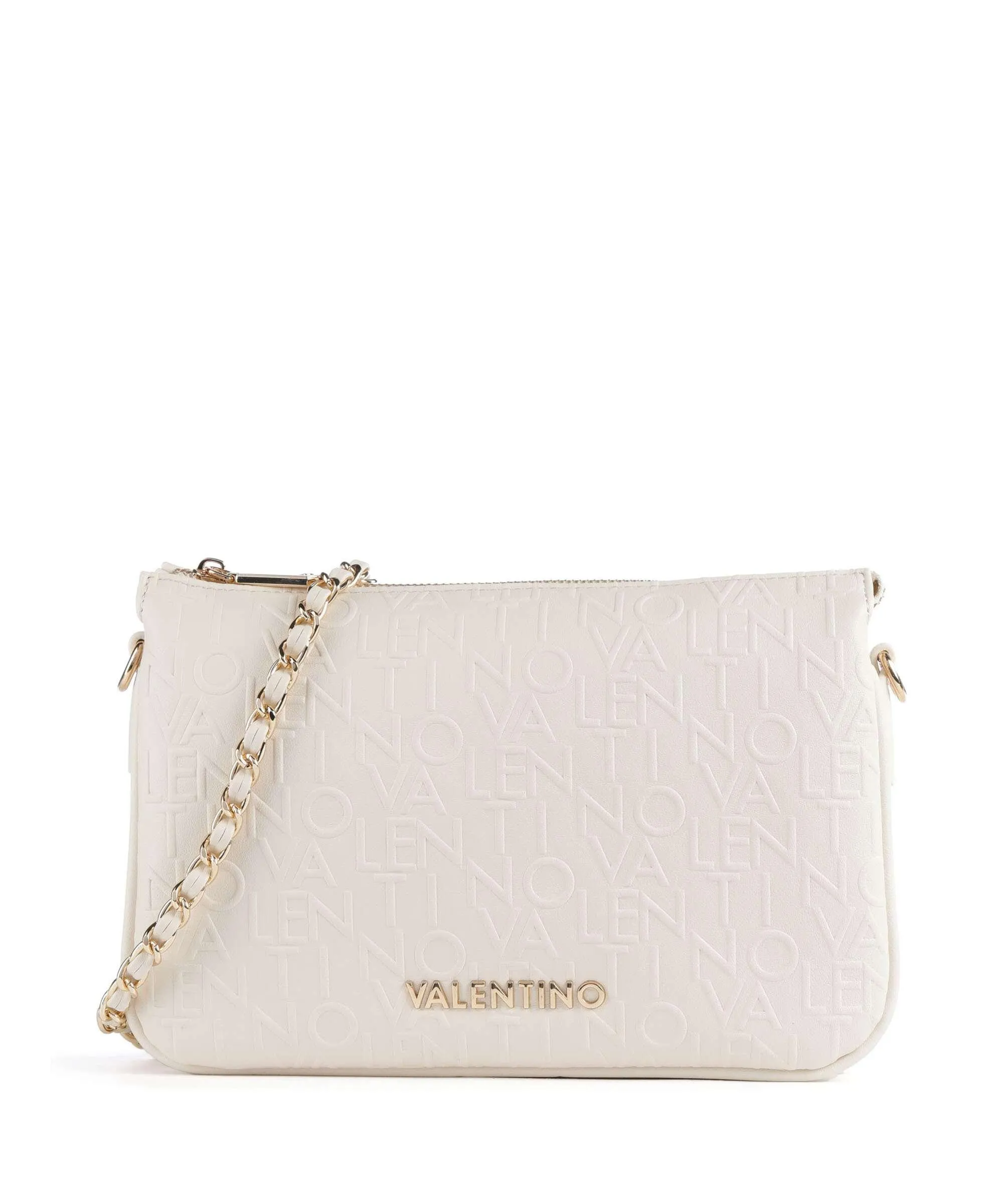 Valentino Bags Relax Borsa a tracolla pelle sintetica avorio  