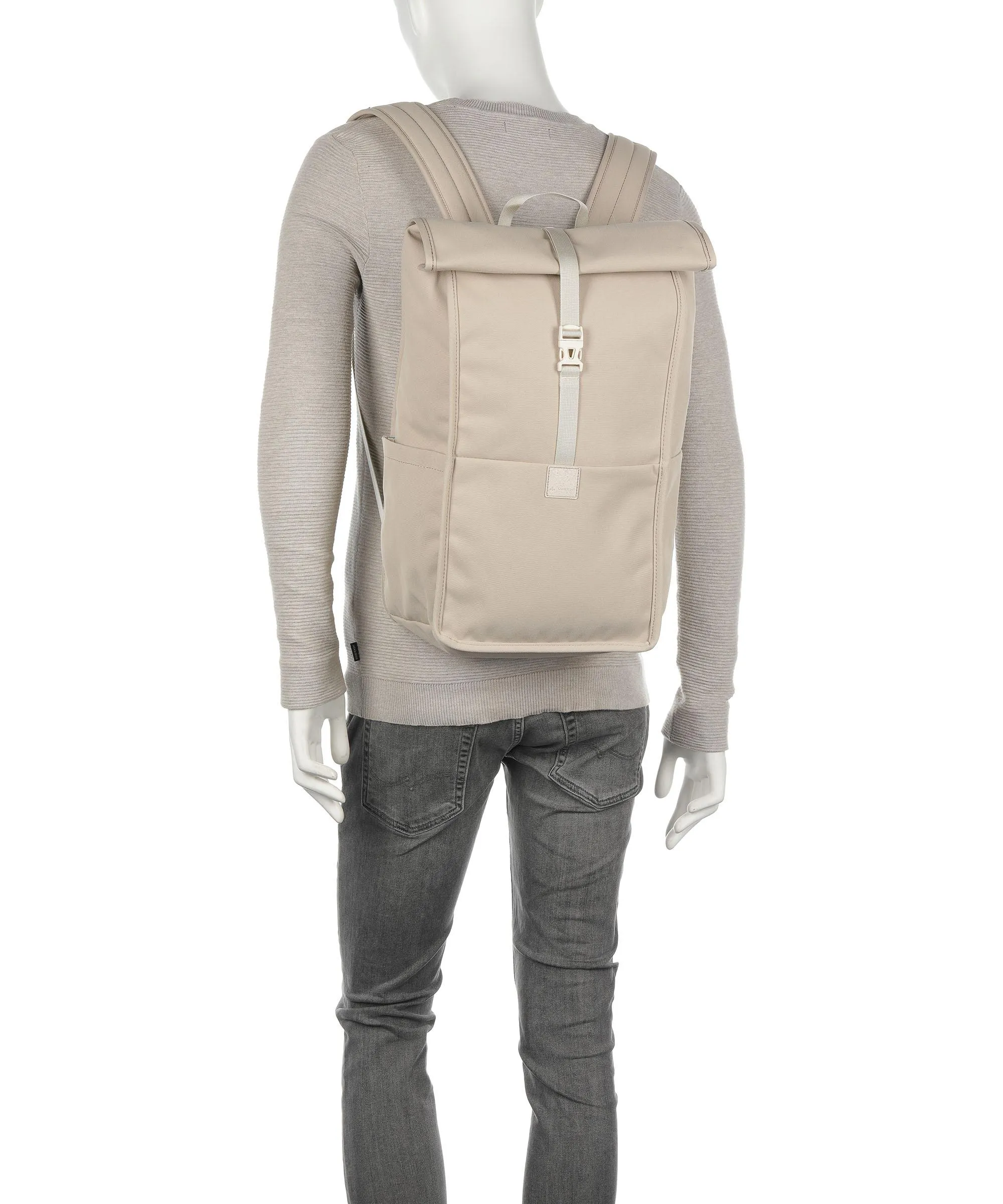  Vaude Urban Coreway Zaino roll-top 15″ tela, poliestere riciclato nero  