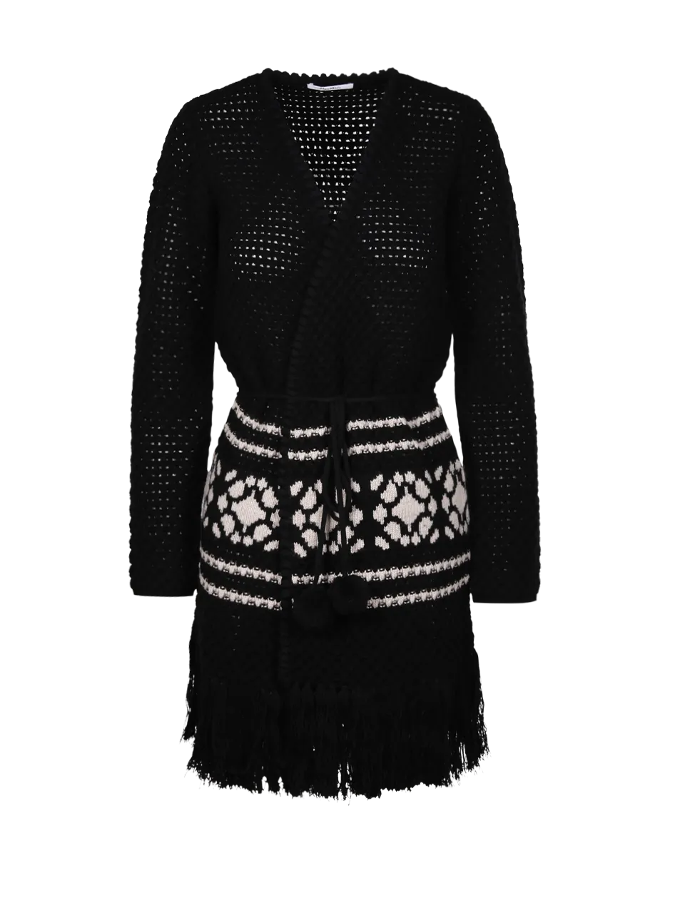 WOMAN MAXMARA BLACK WOOL ORIONE CARDIGAN