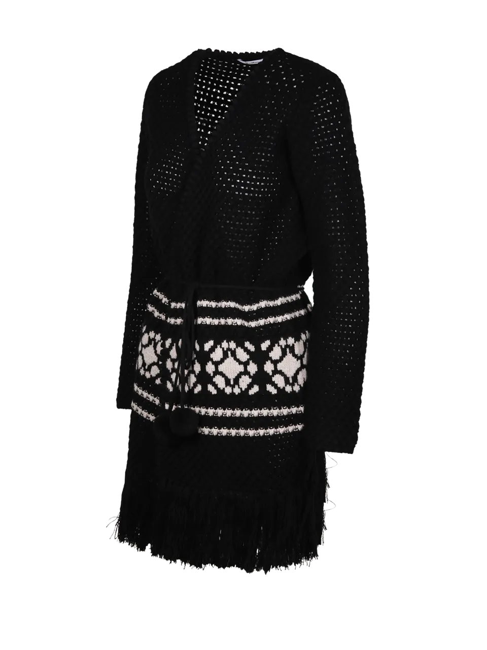 WOMAN MAXMARA BLACK WOOL ORIONE CARDIGAN