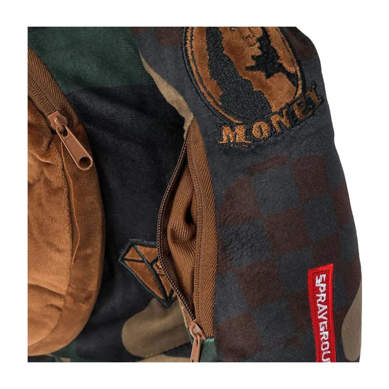 Zaino Sprayground Teddy Bear Checks And Camo Limited Edition